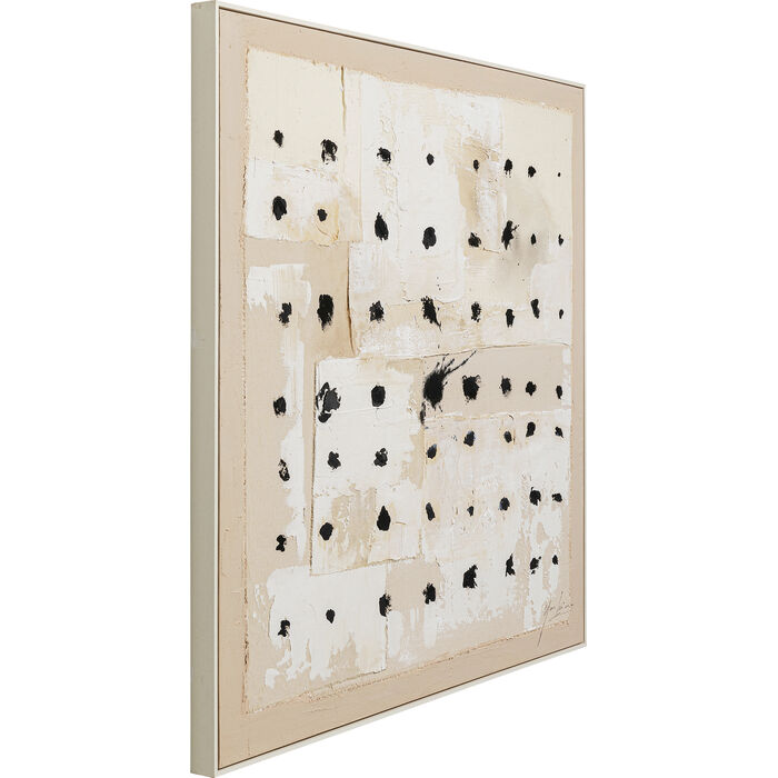 Schilderij Creative Dots 120x120cm