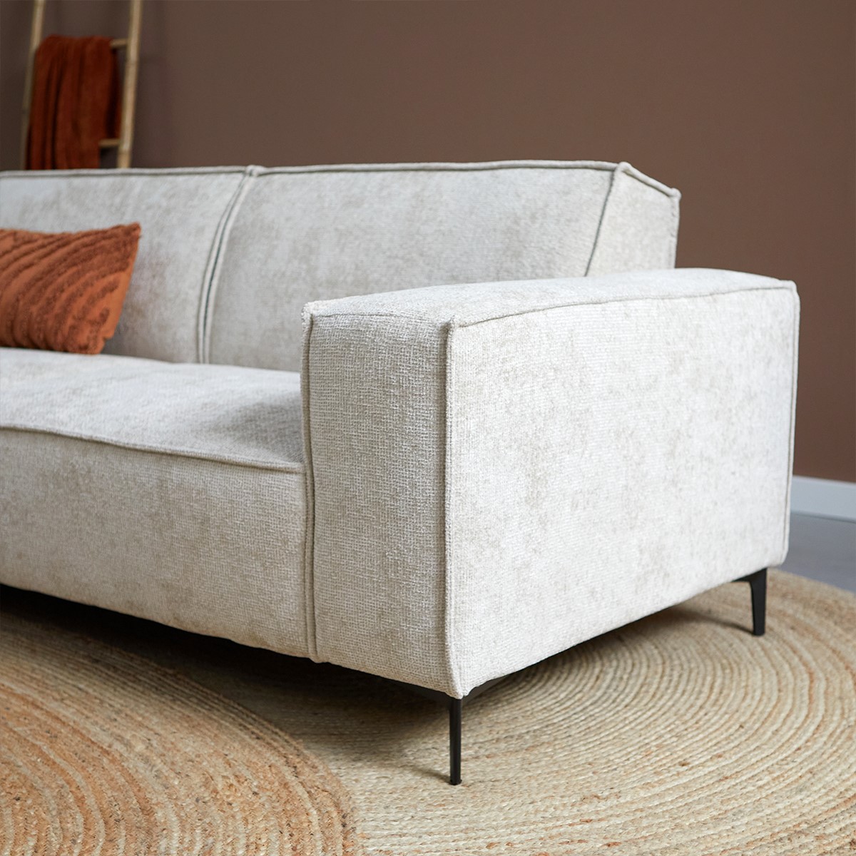 Hoekbank river Links Beige