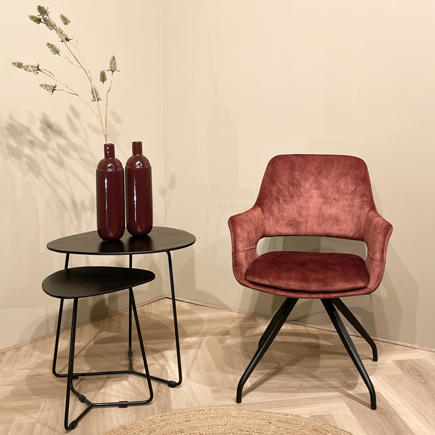 Armstoel Capp Rust Velvet