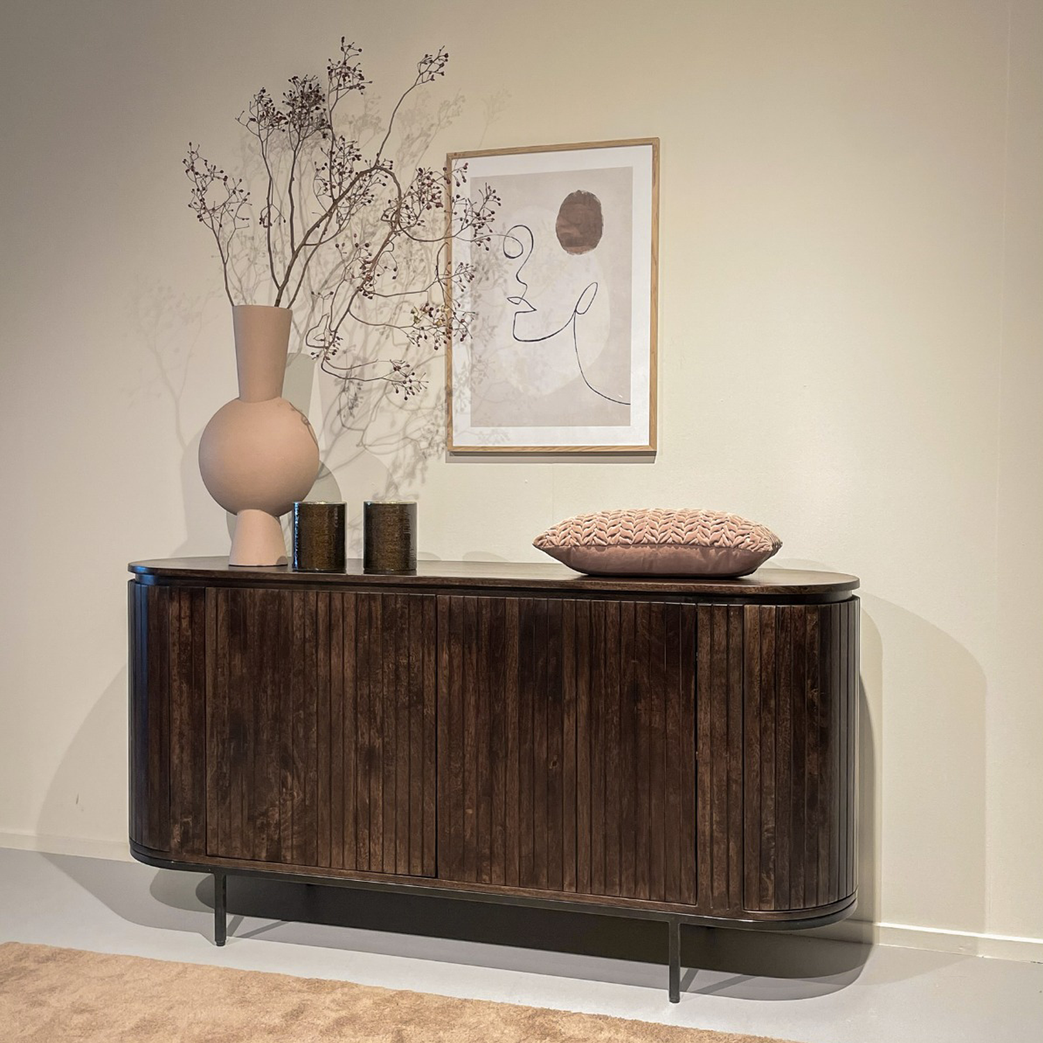 Dressoir Noor Walnut 170 cm