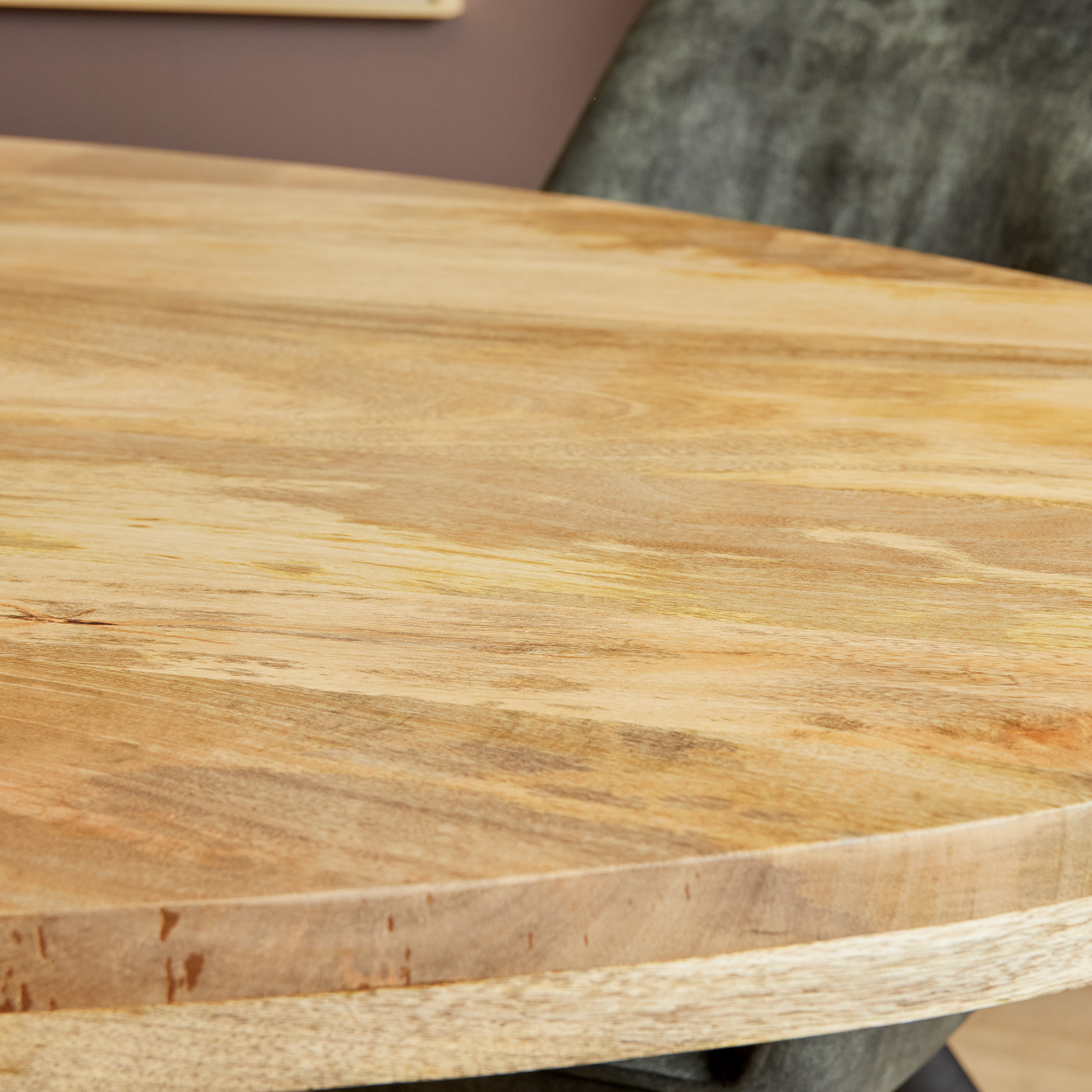 Eetkamertafel Denver Rond Mangohout 140