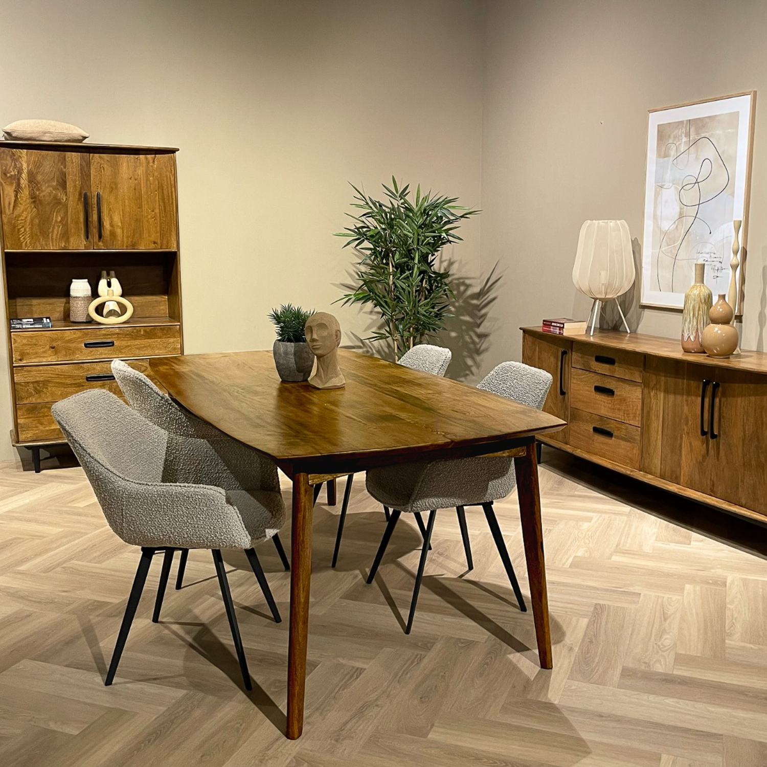 Eettafel Elias 200 cm Mangohout