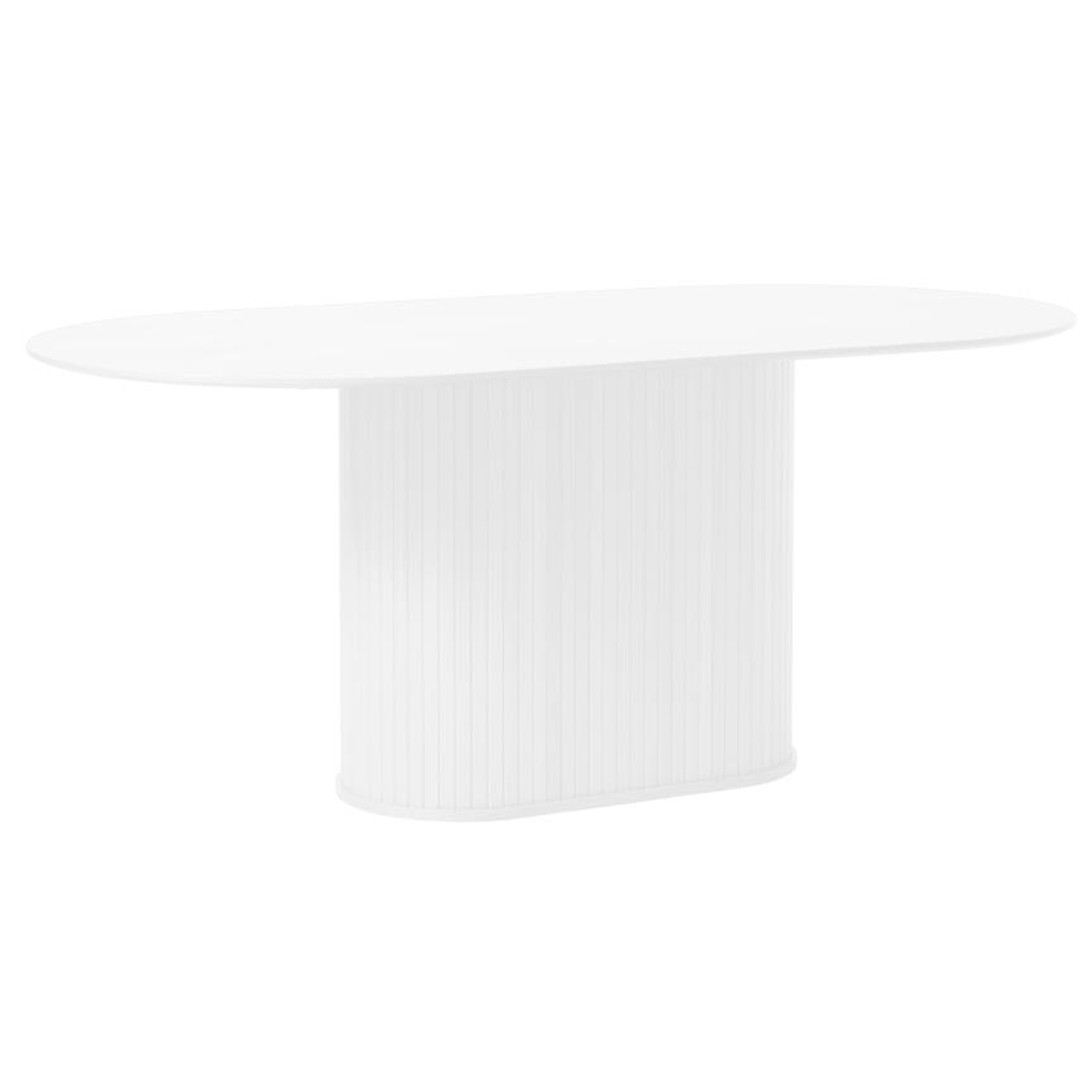 Eettafel Nola ovaal 95x180cm Wit