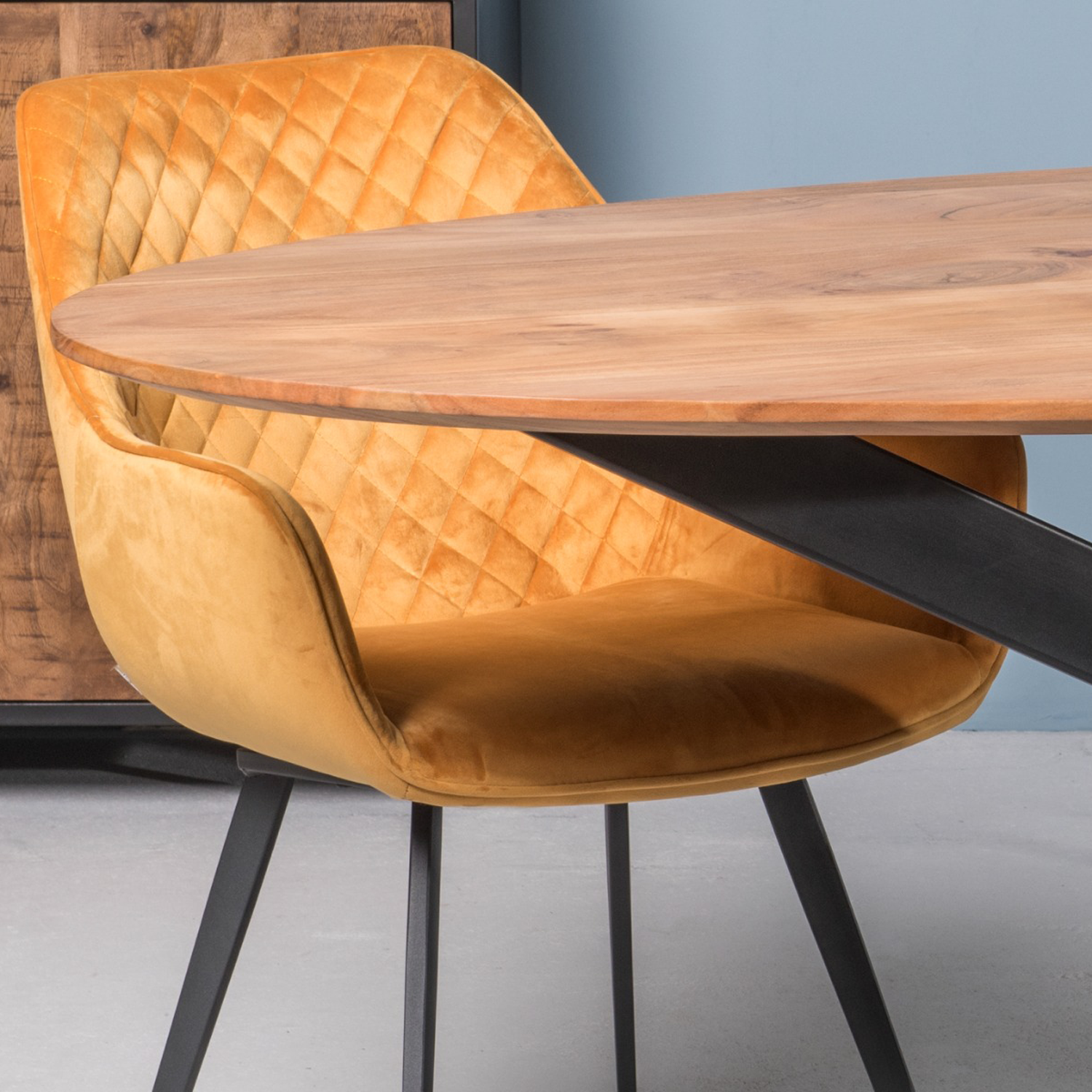 Eettafel Oslo Ovaal Acacia 180