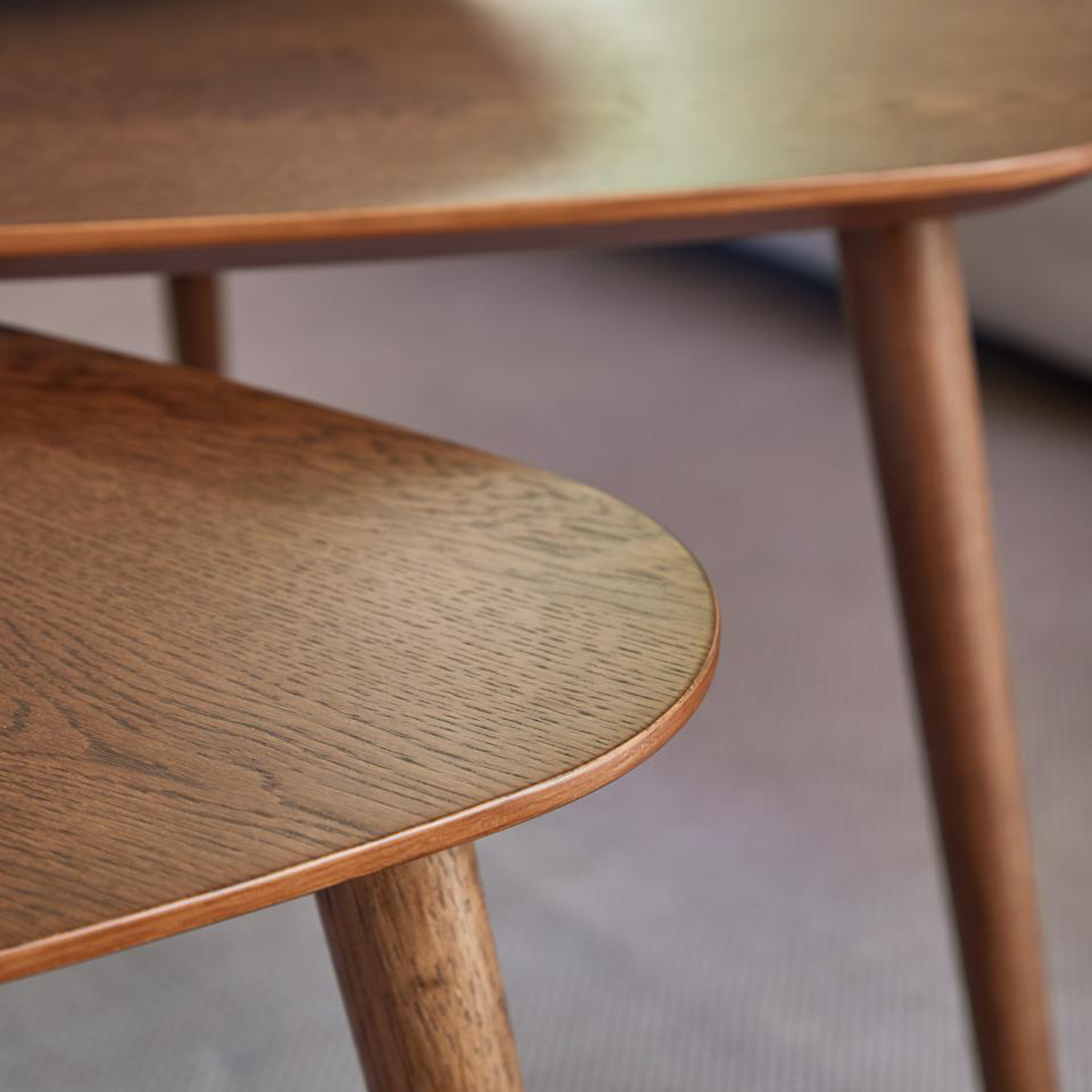 Salontafel Adda Triangle Smoked oak