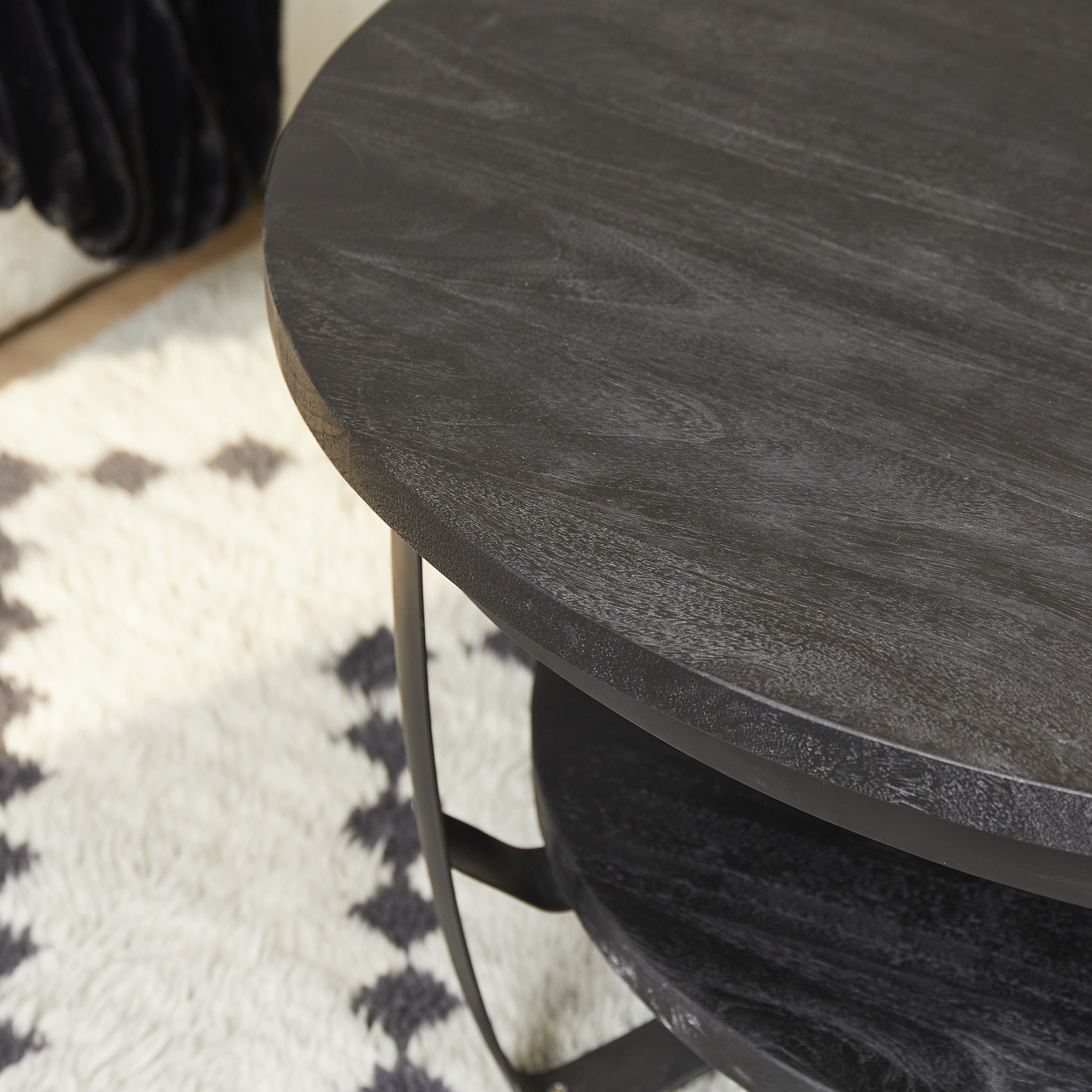 Salontafel Paras Black 90 cm