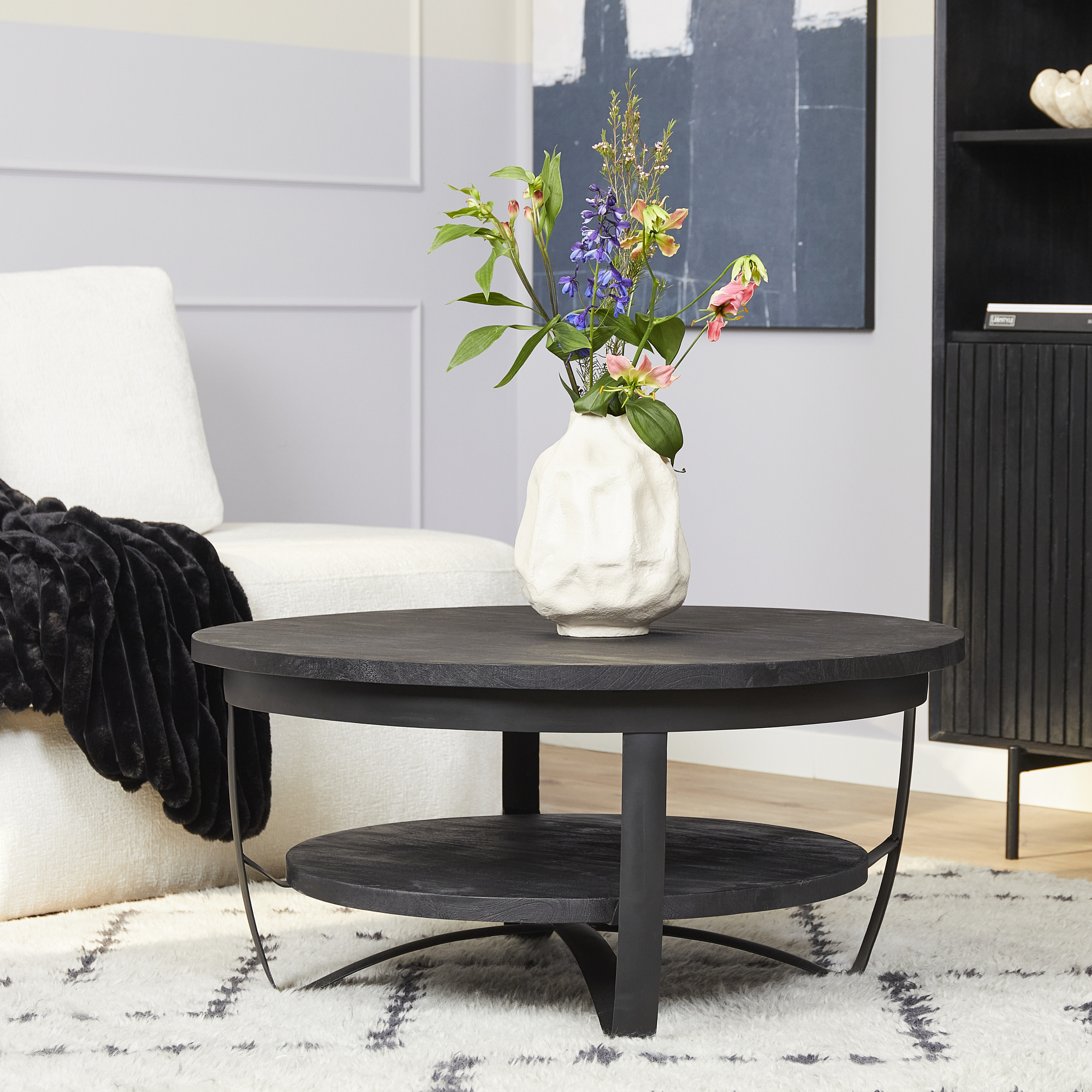 Salontafel Paras Black 90 cm