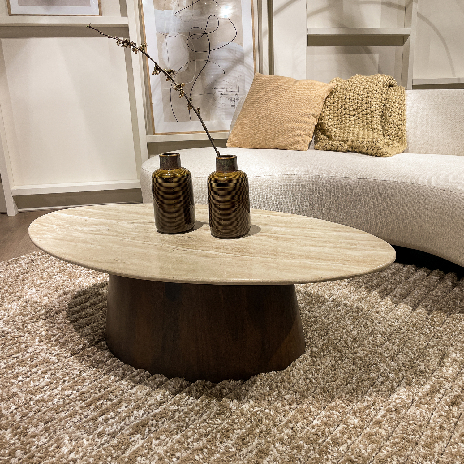 Salontafel Valentino Oval 120 cm