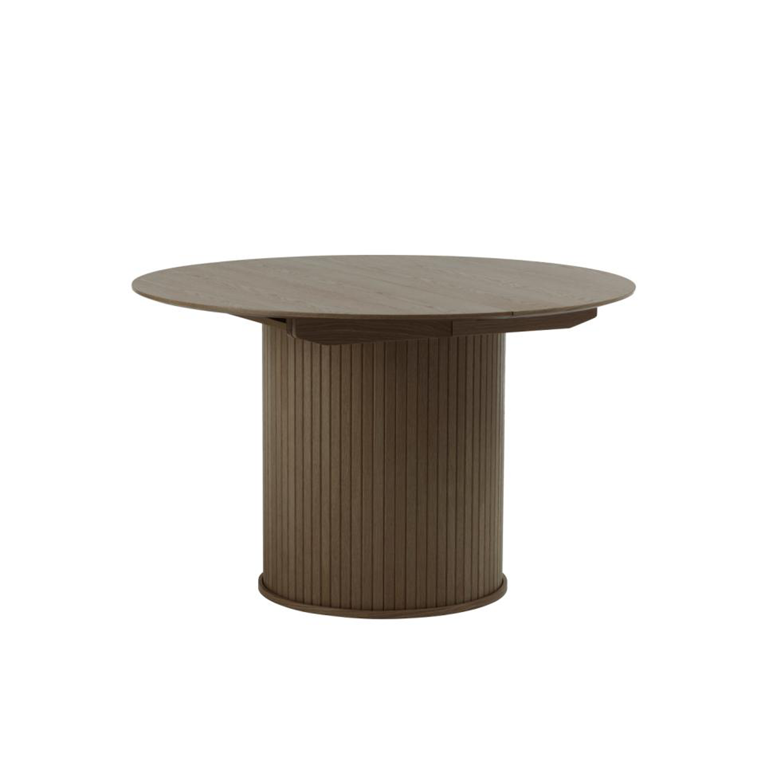 Uitschuifbare eettafel Nola 120/167cm Smoked Oak