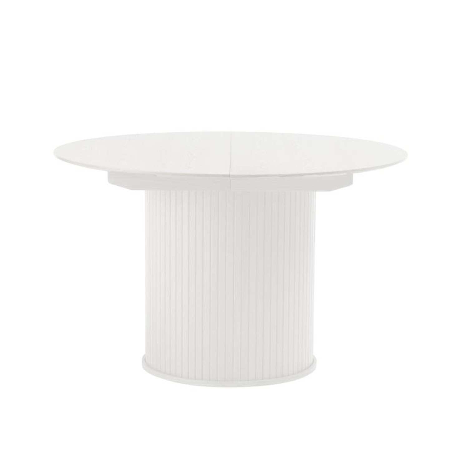 Uitschuifbare eettafel Nola 120/167cm Wit