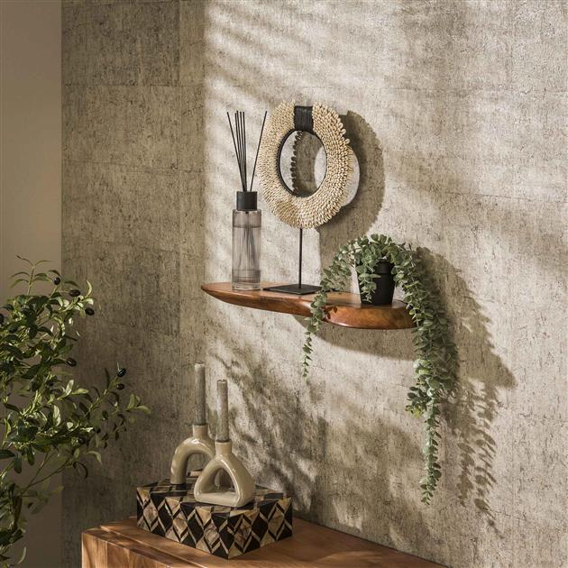 Wandplank 60 organic / Massief acacia naturel