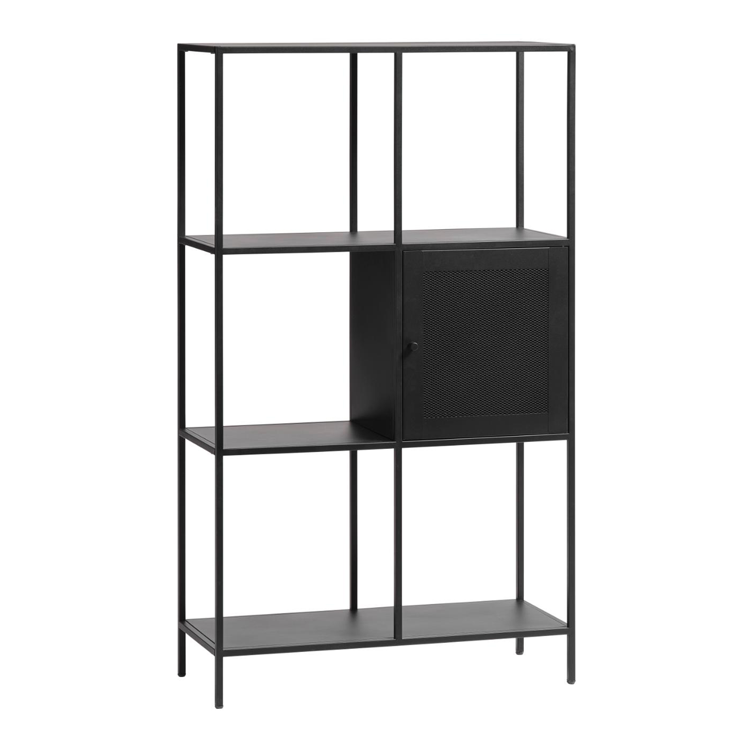 Boekenkast Malibu 1 deurs H135 cm