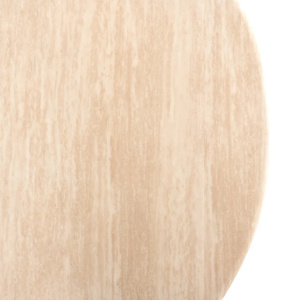 Eettafel Fictus 140Ø faux travertine (Beige)