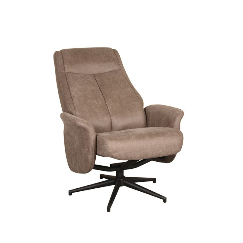 Fauteuil Bergen - Taupe - Micro Suede