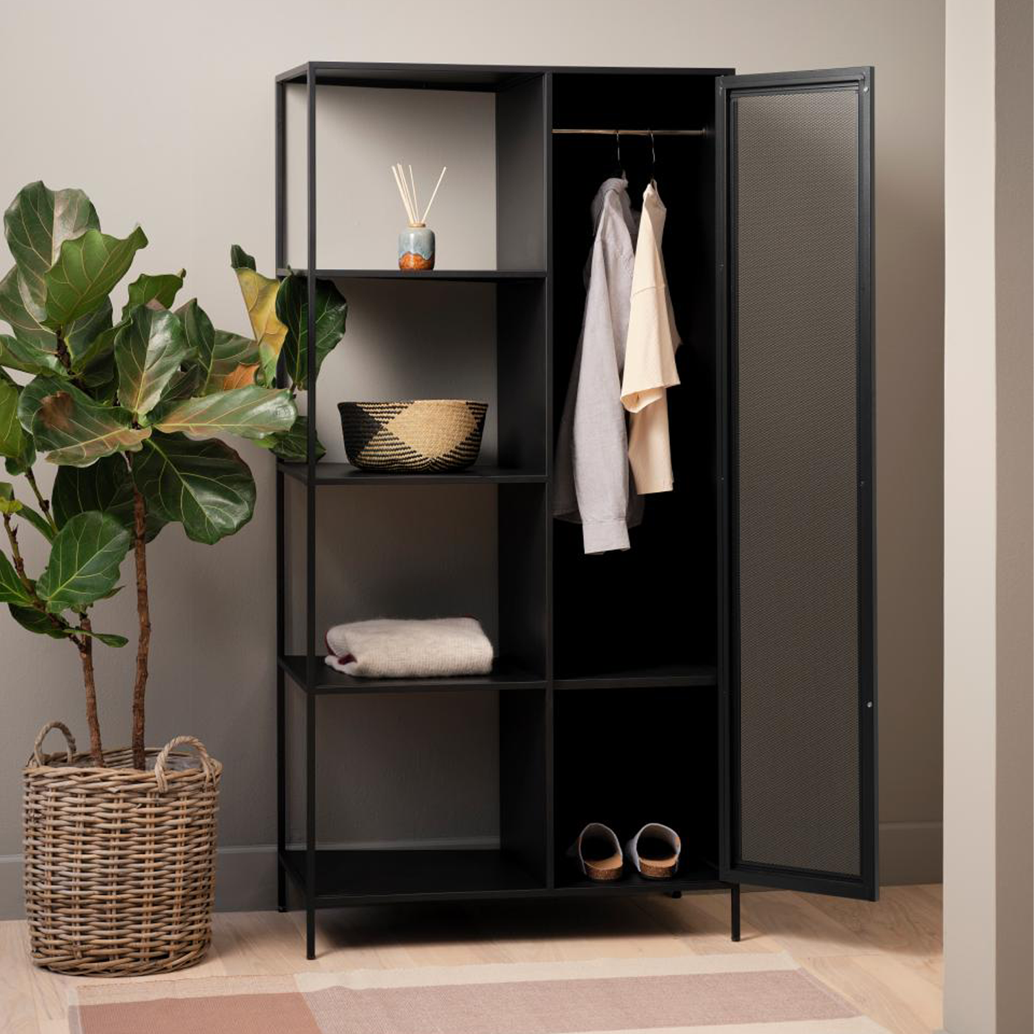 Kast Malibu 1 deurs H 180cm