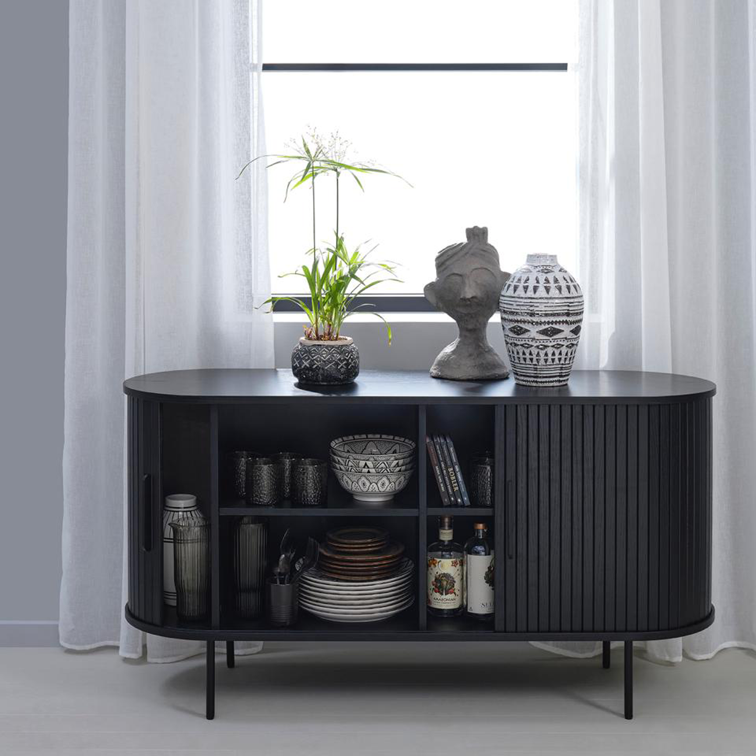Sideboard Nola Zwart