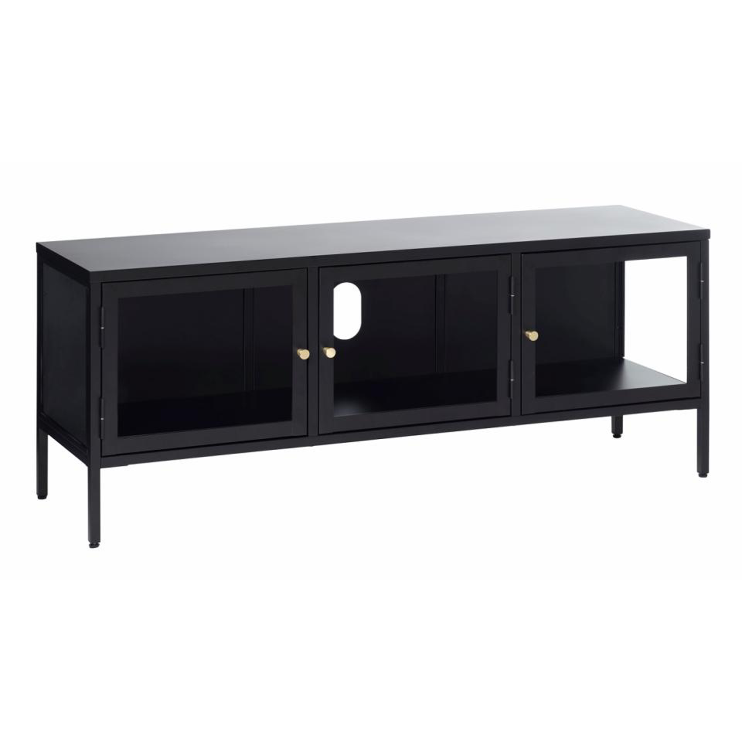 TV Meubel Carmel Zwart