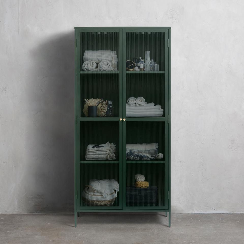 Vitrinekast Bronco Sparregroen H190 cm