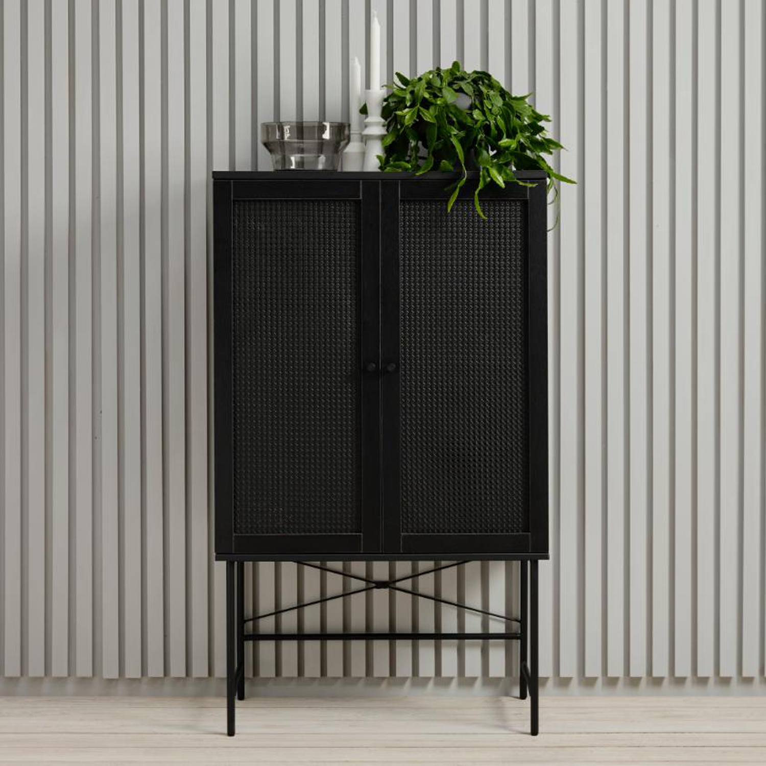 Wandkast Pensacola Zwart