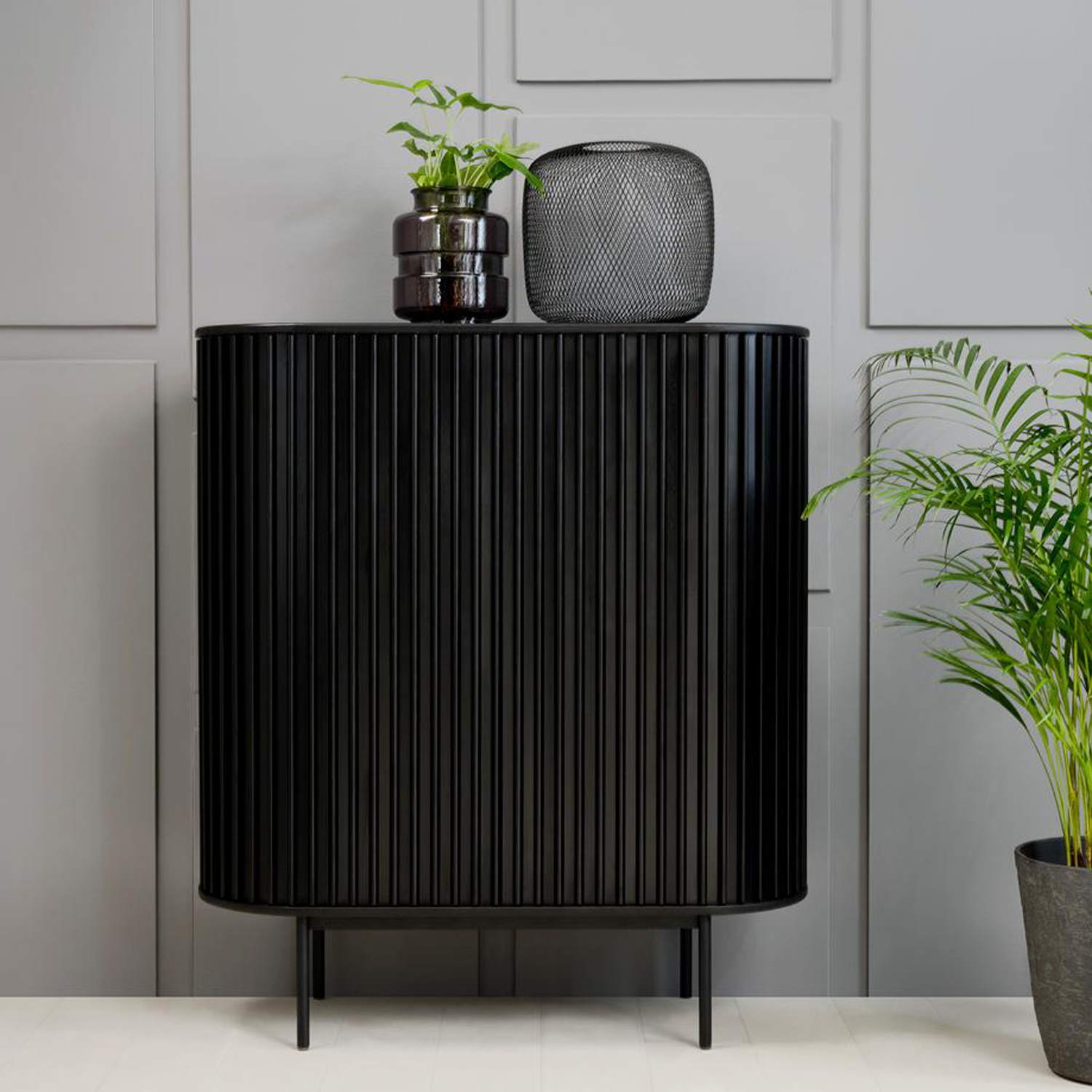 Wandkast Siena Zwart