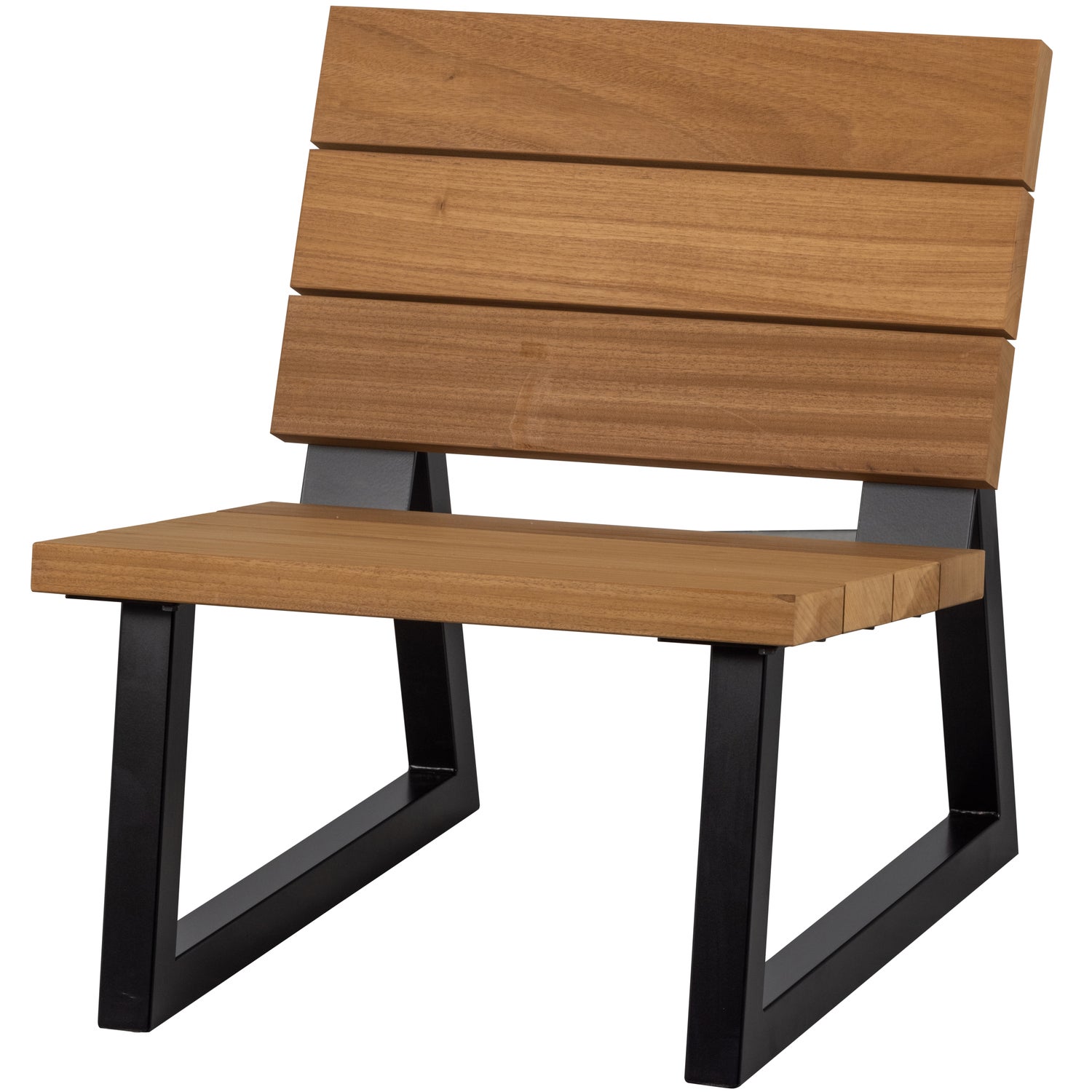 Banco Outdoor Fauteuil Hout Naturel / Metaal [fsc]