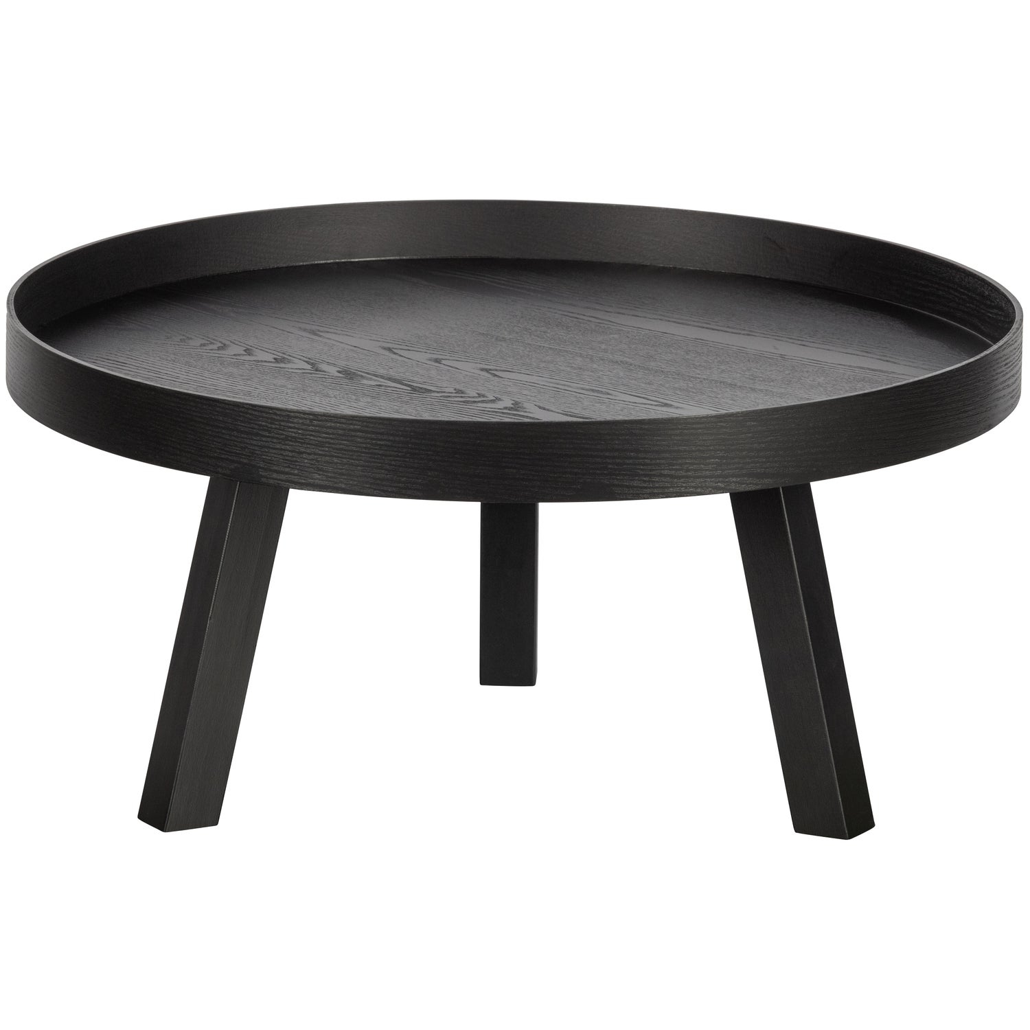 Beira Bijzettafel Hout Zwart 35xØ76