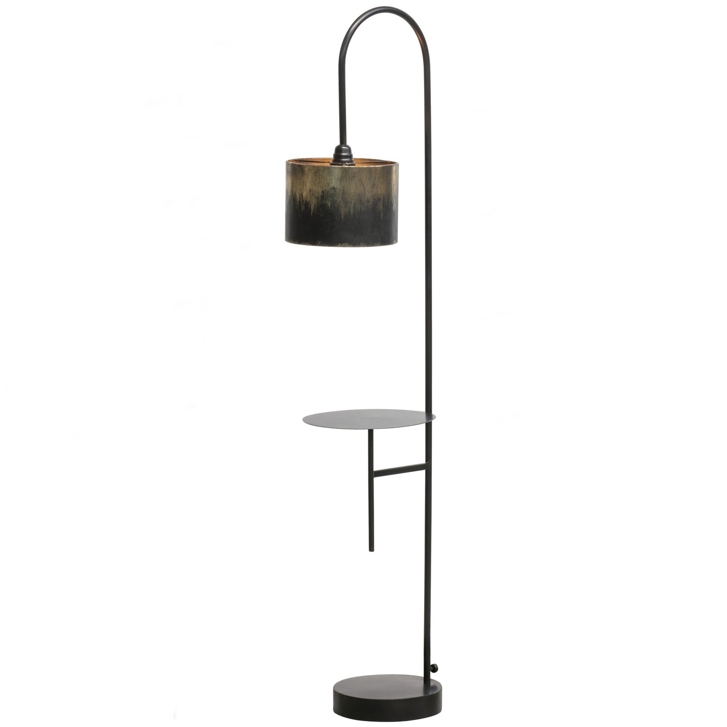 Blackout Staande Lamp Metaal Zwart