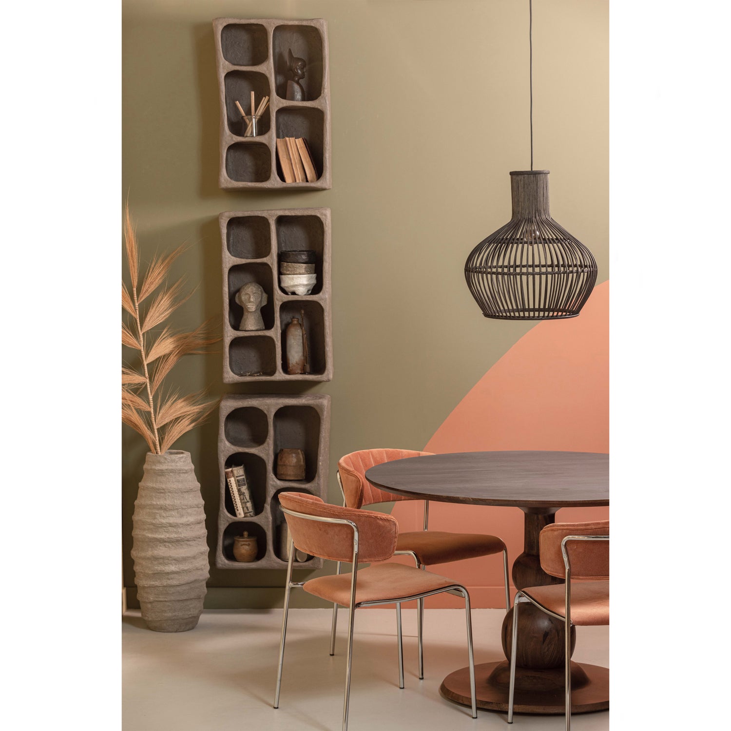 Blanco Eettafel Ø120cm Mango Walnoot