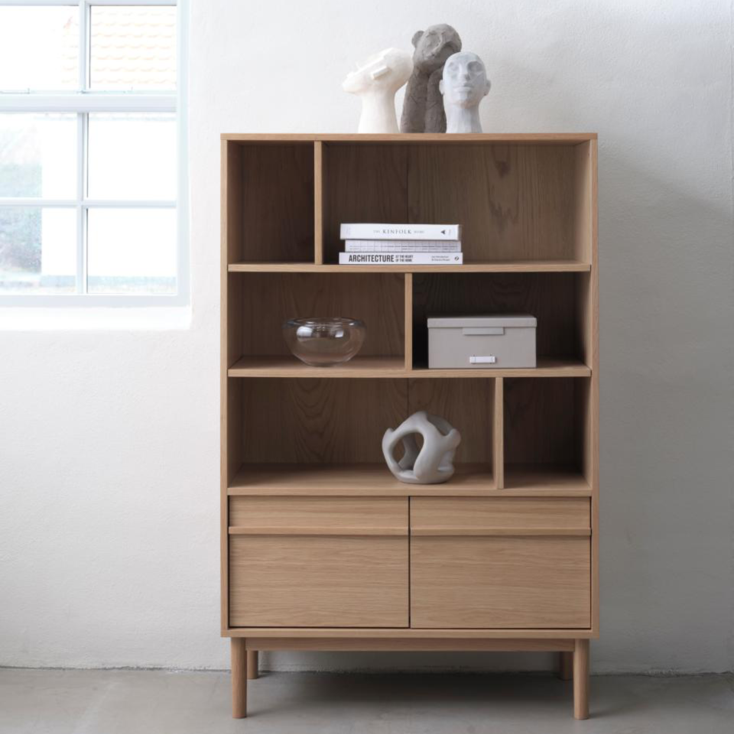 Boekenkast ponza H140cm