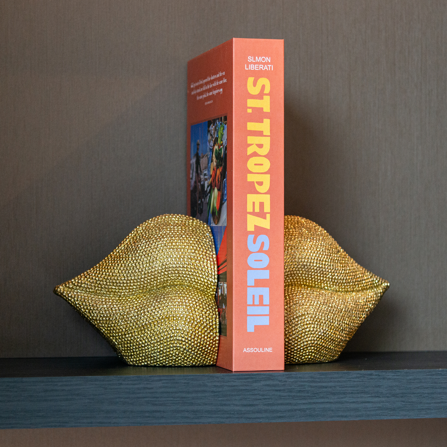 Boekenstandaard Kiss goud (Gold)