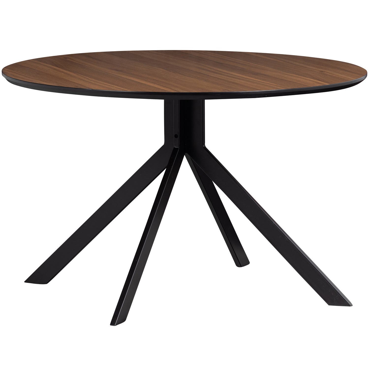 Bruno Eettafel Rond Mdf Walnoot Ø120cm