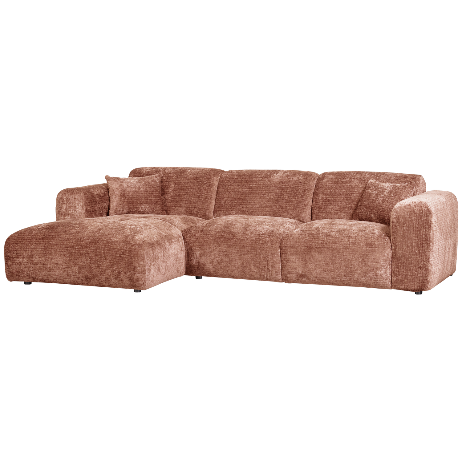 CLOUD CHAISE LONGUE LINKS GEWEVEN CHENILLE TERRA