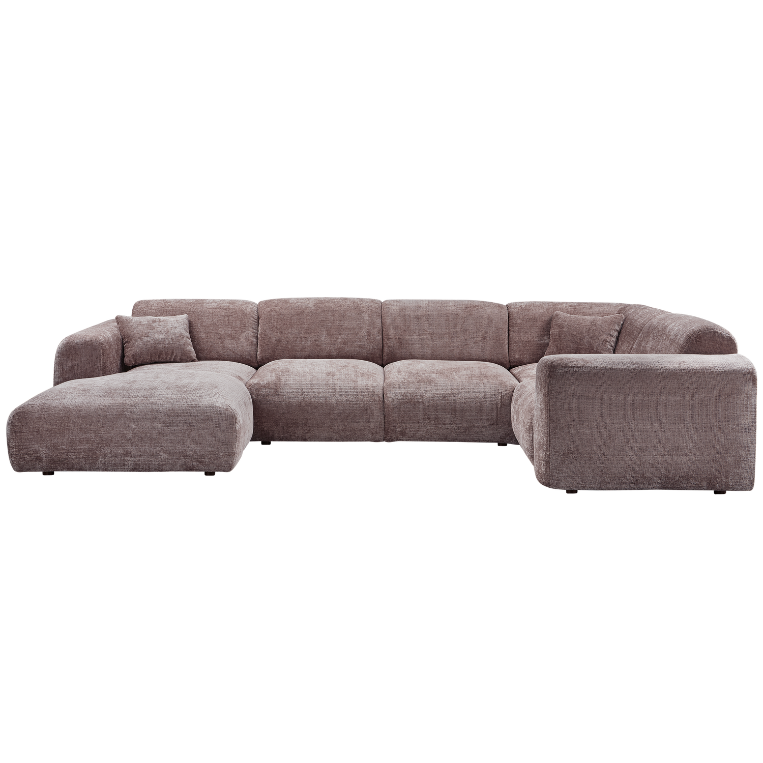 CLOUD HOEKBANK RECHTS GEWEVEN CHENILLE TAUPE