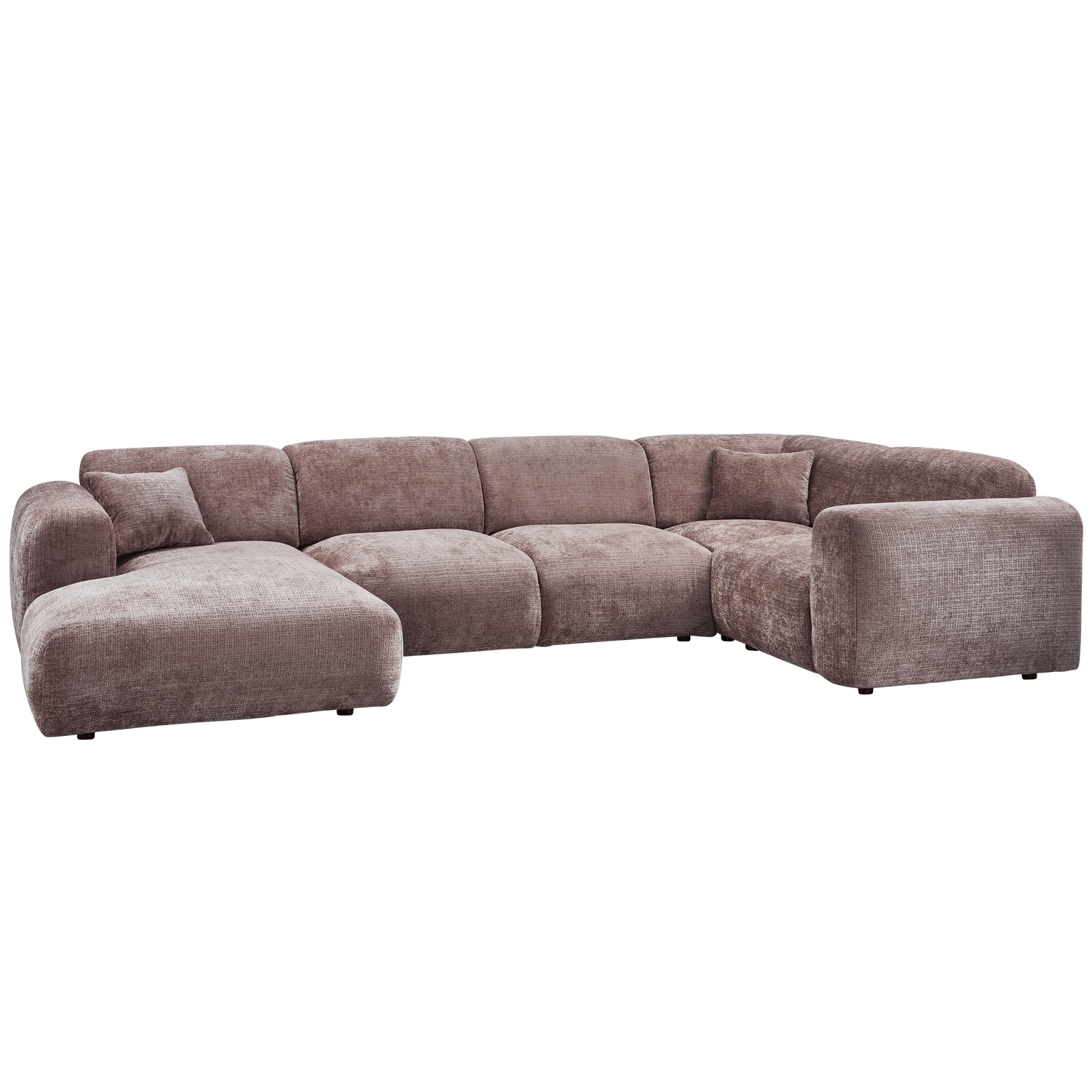 CLOUD HOEKBANK RECHTS GEWEVEN CHENILLE TAUPE