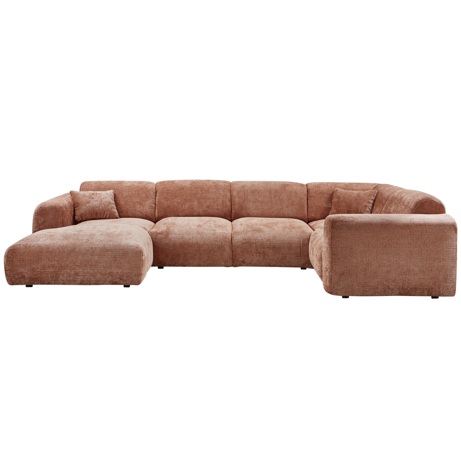 CLOUD HOEKBANK RECHTS GEWEVEN CHENILLE TERRA
