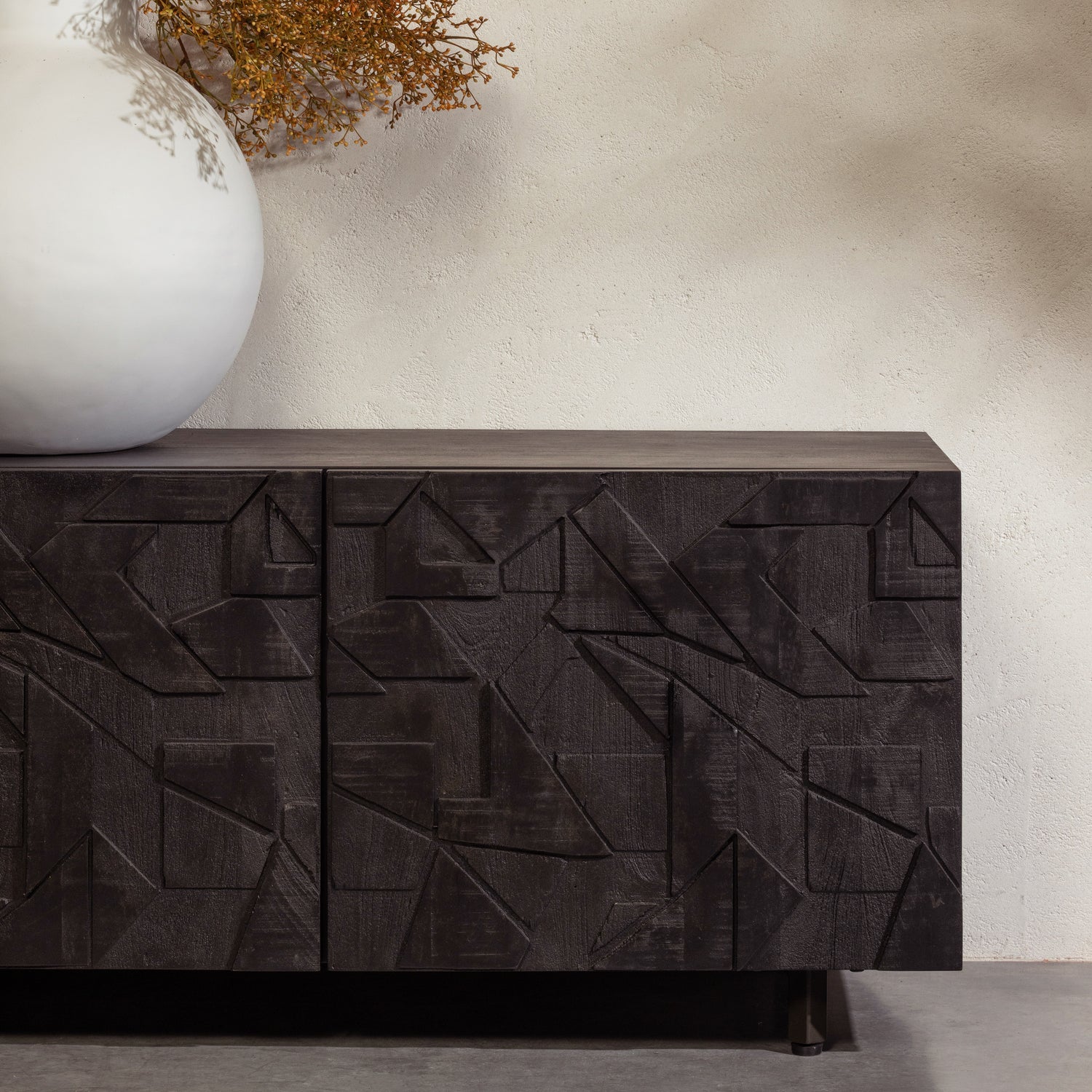 COUNTER TV MEUBEL MANGO ZWART