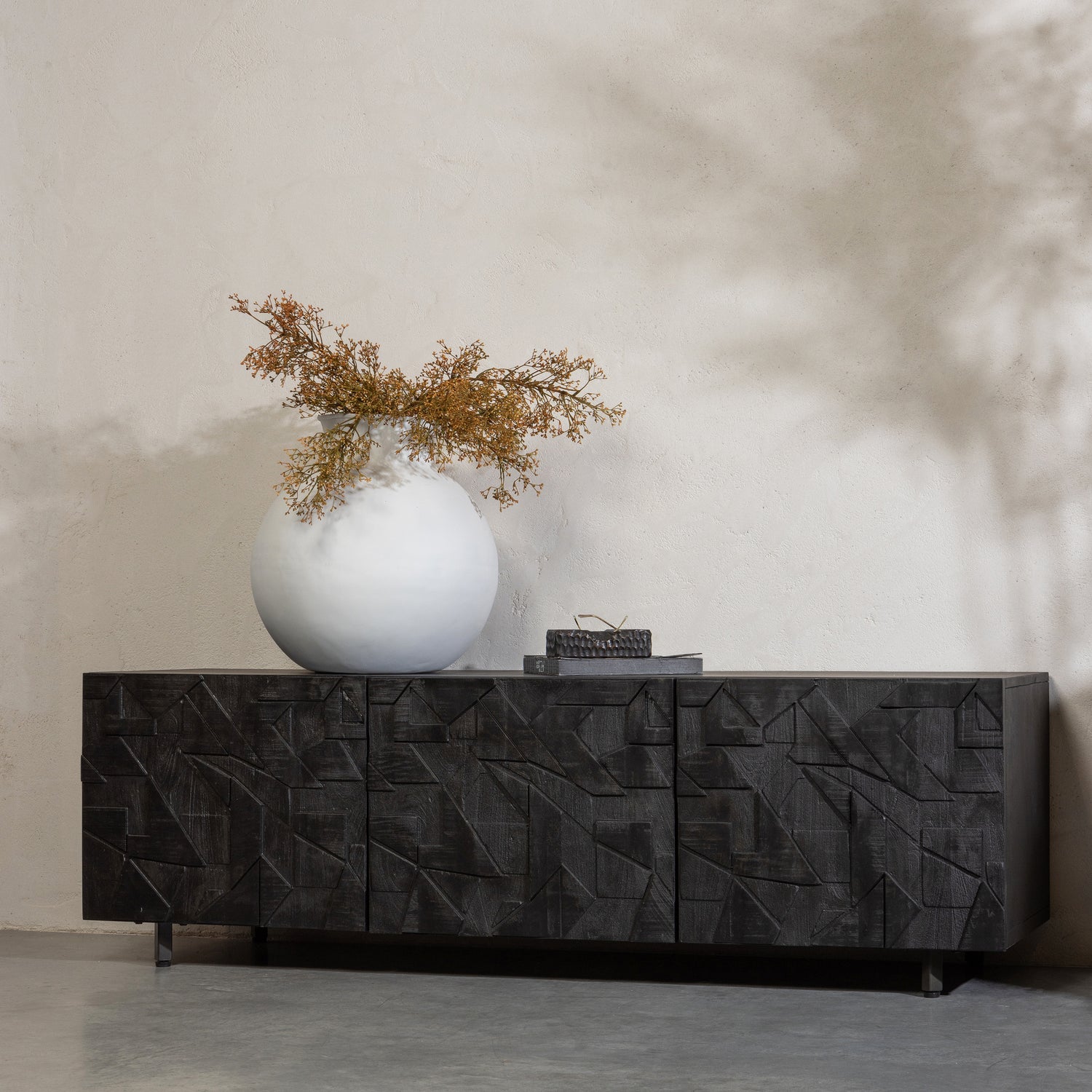 COUNTER TV MEUBEL MANGO ZWART