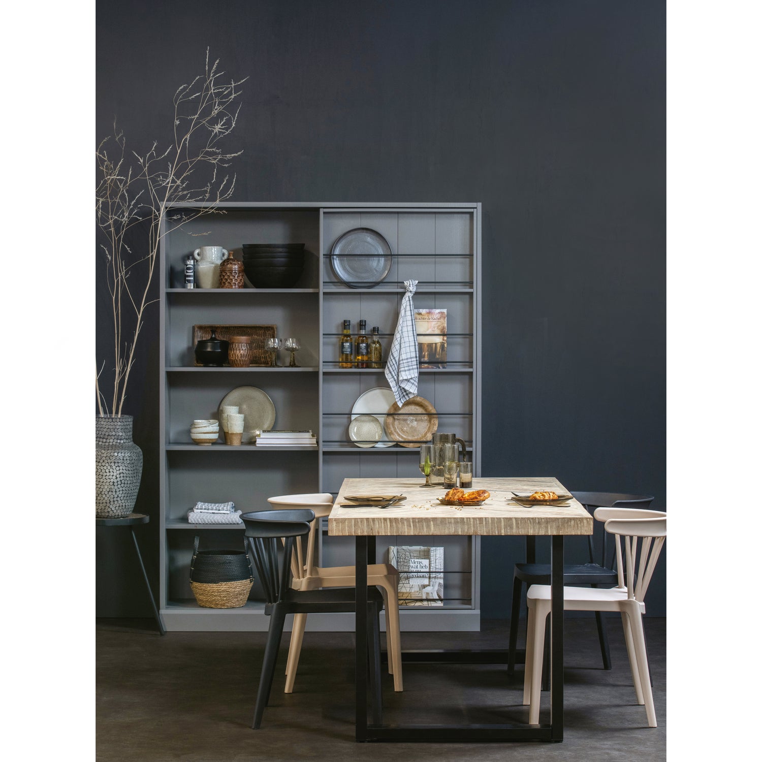 Combi-tablo: Mango Visgraat 200x90 & U-poot