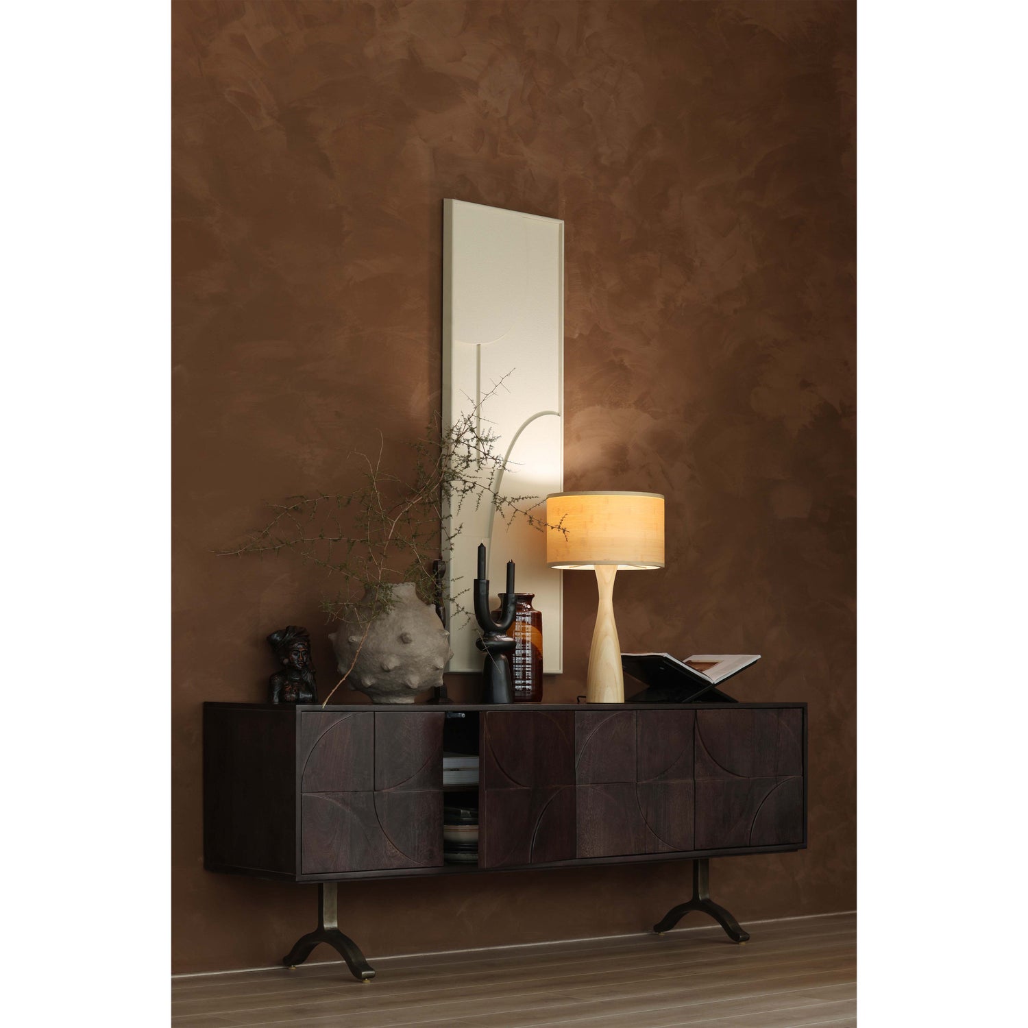 Draw Dressoir Mango Hout Walnoot
