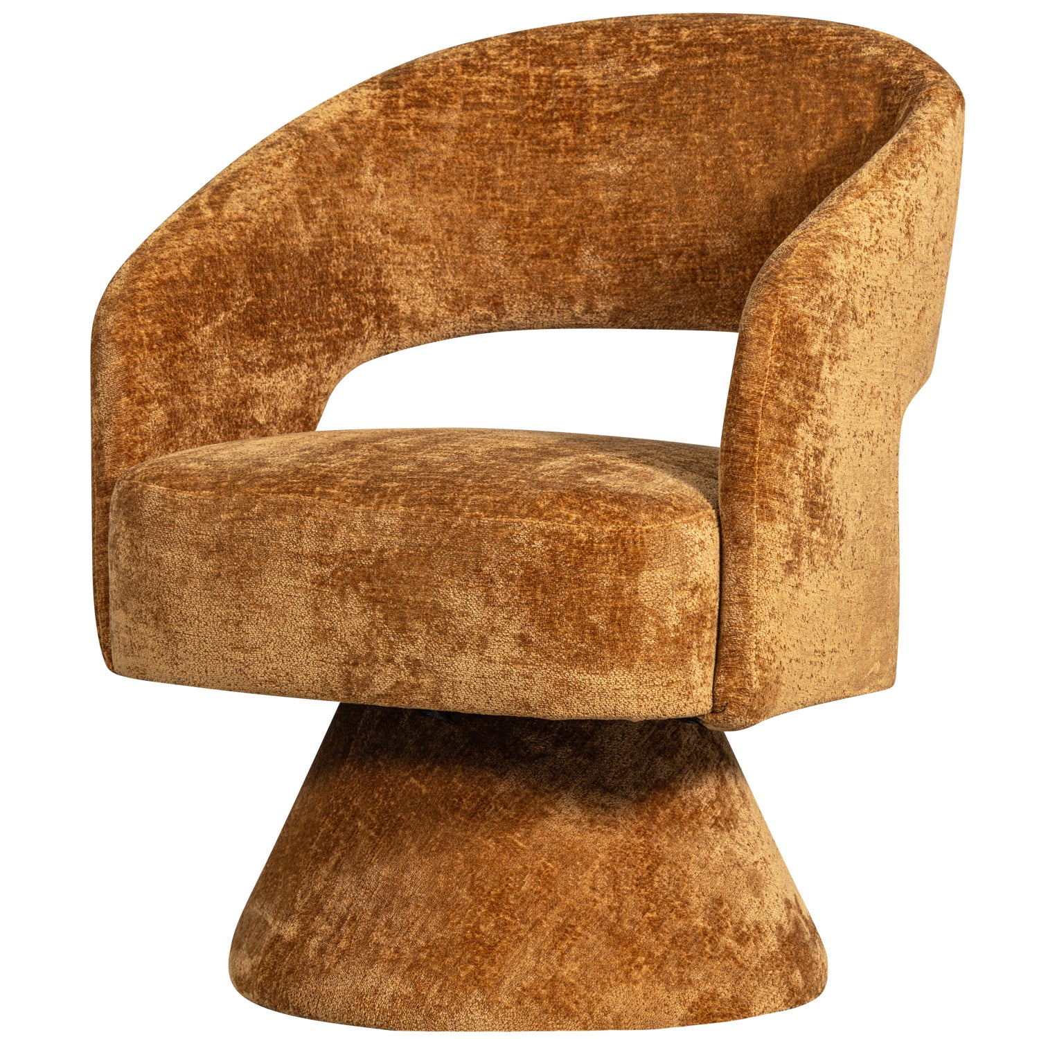 EBBA DRAAIBARE FAUTEUIL CHENILLE TERRA