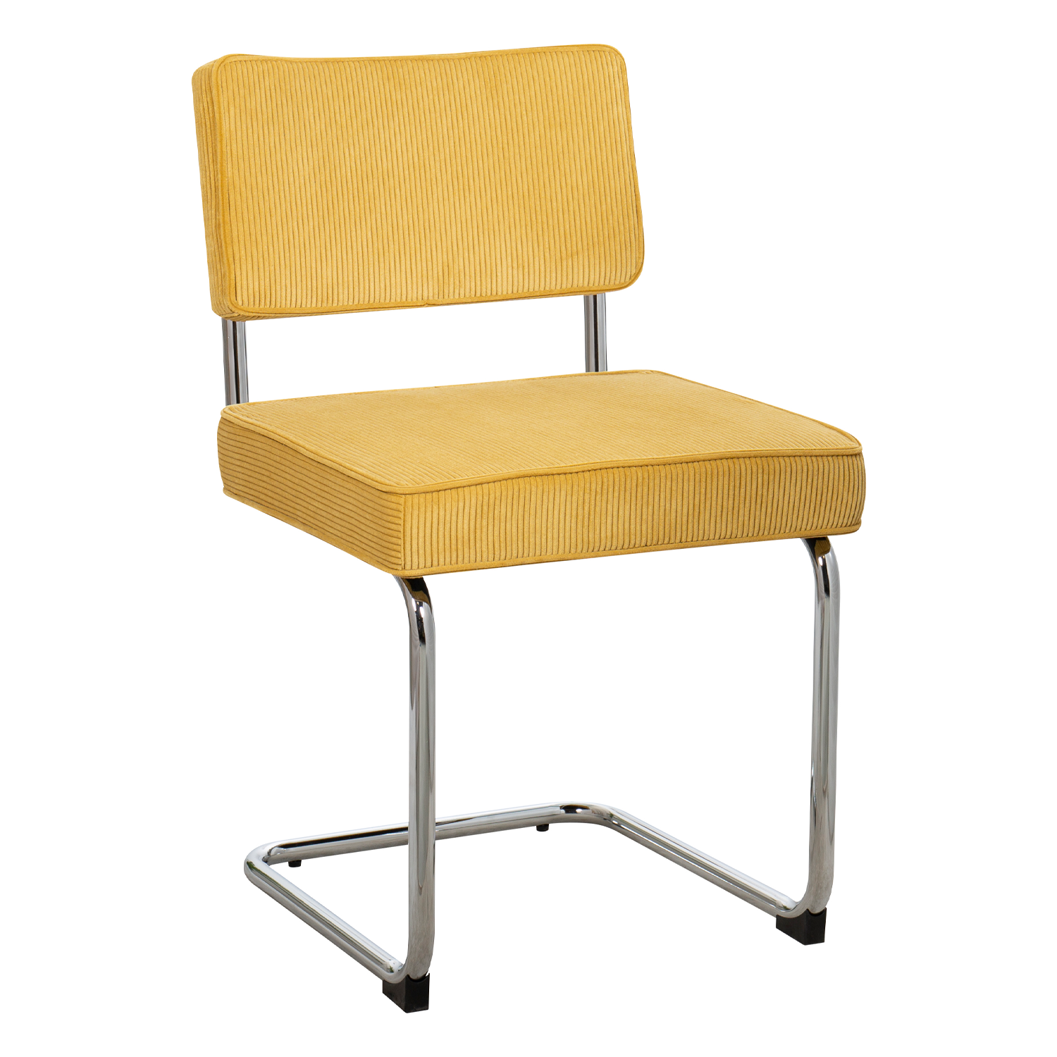 Eetkamerstoel Bauhaus Chrome Rib Gold
