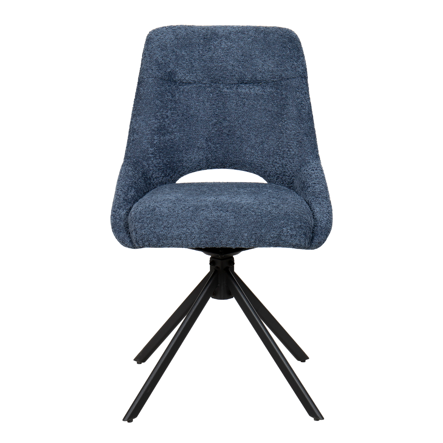 Eetkamerstoel Nola Bouclé Blauw