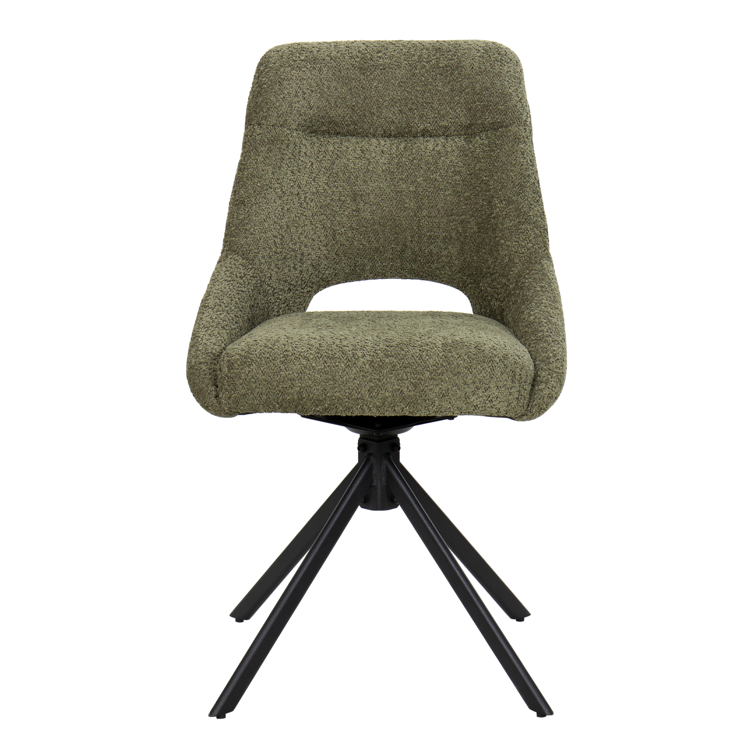 Eetkamerstoel Nola Bouclé Groen