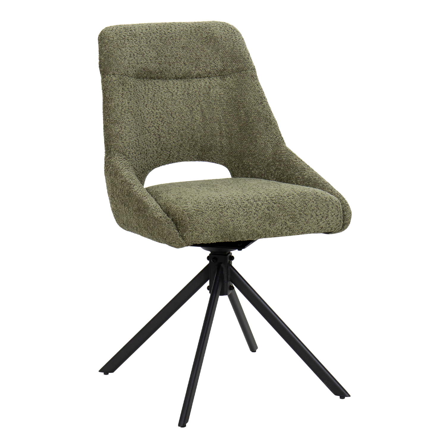 Eetkamerstoel Nola Bouclé Groen