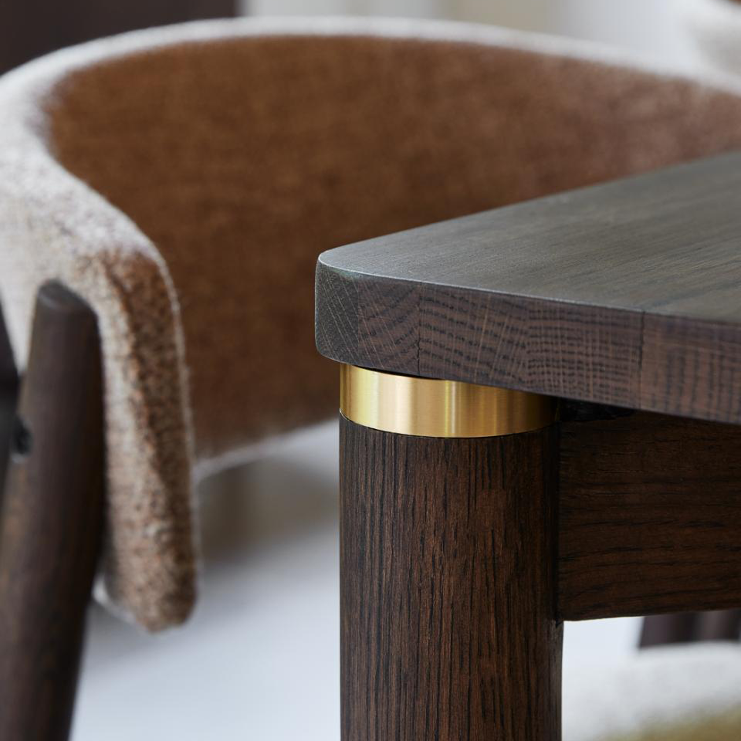 Eettafel Arun Espresso 180x95 cm