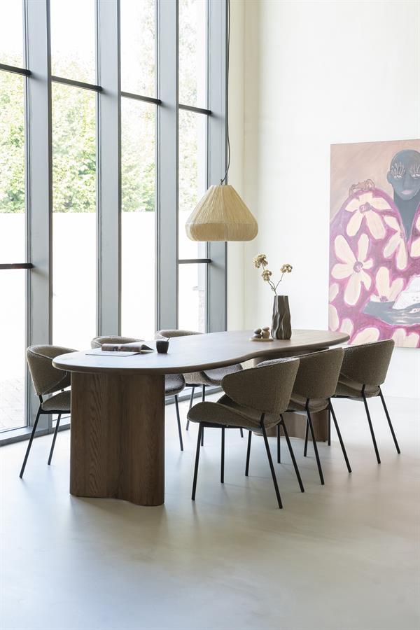 Eettafel Josh 300x110 cm - bruin