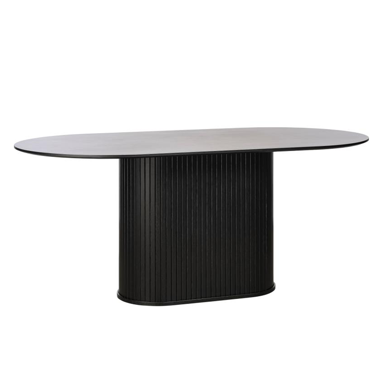 Eettafel Nola ovaal 95x180cm Zwart