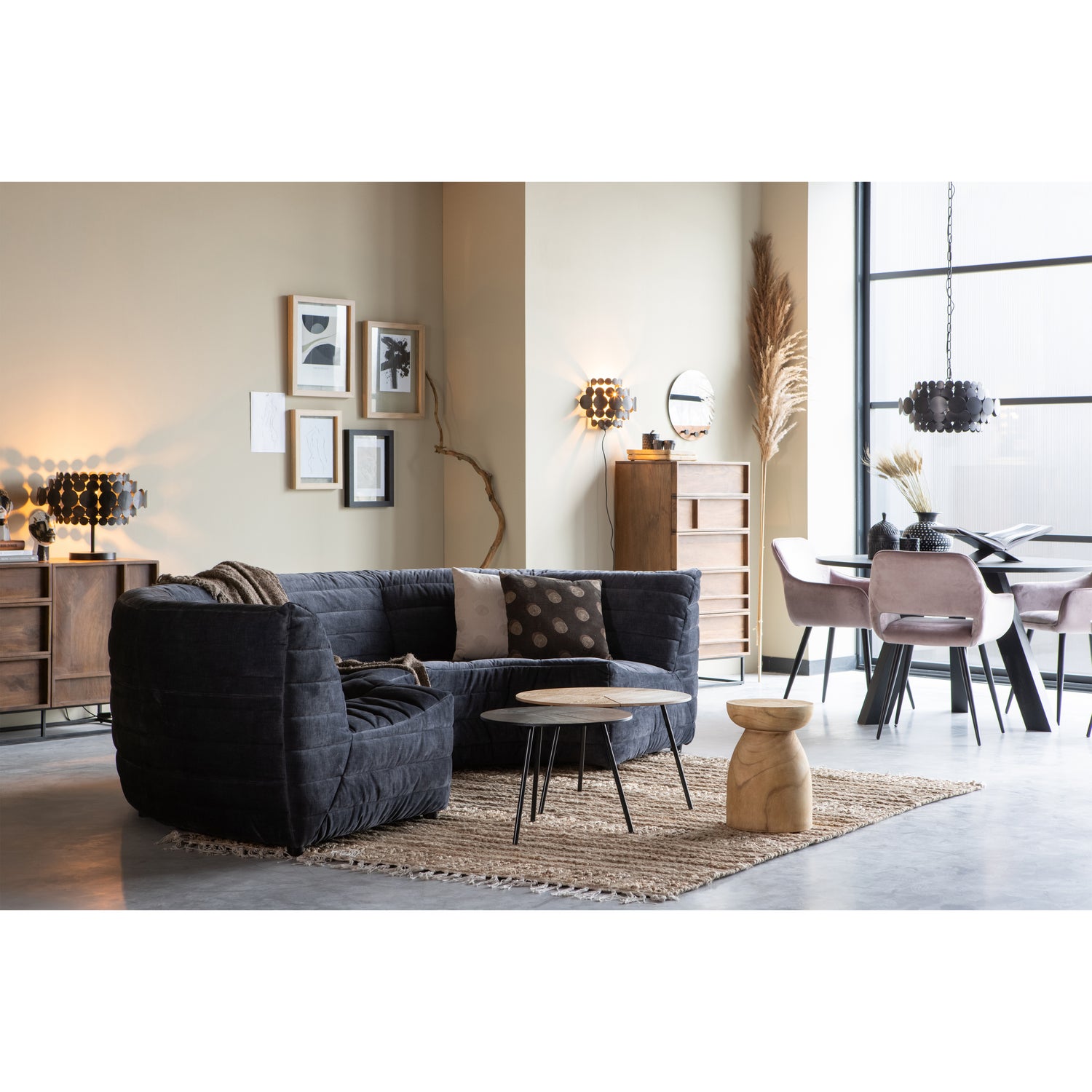 Forrest 5-ladenkast Mango Hout Naturel