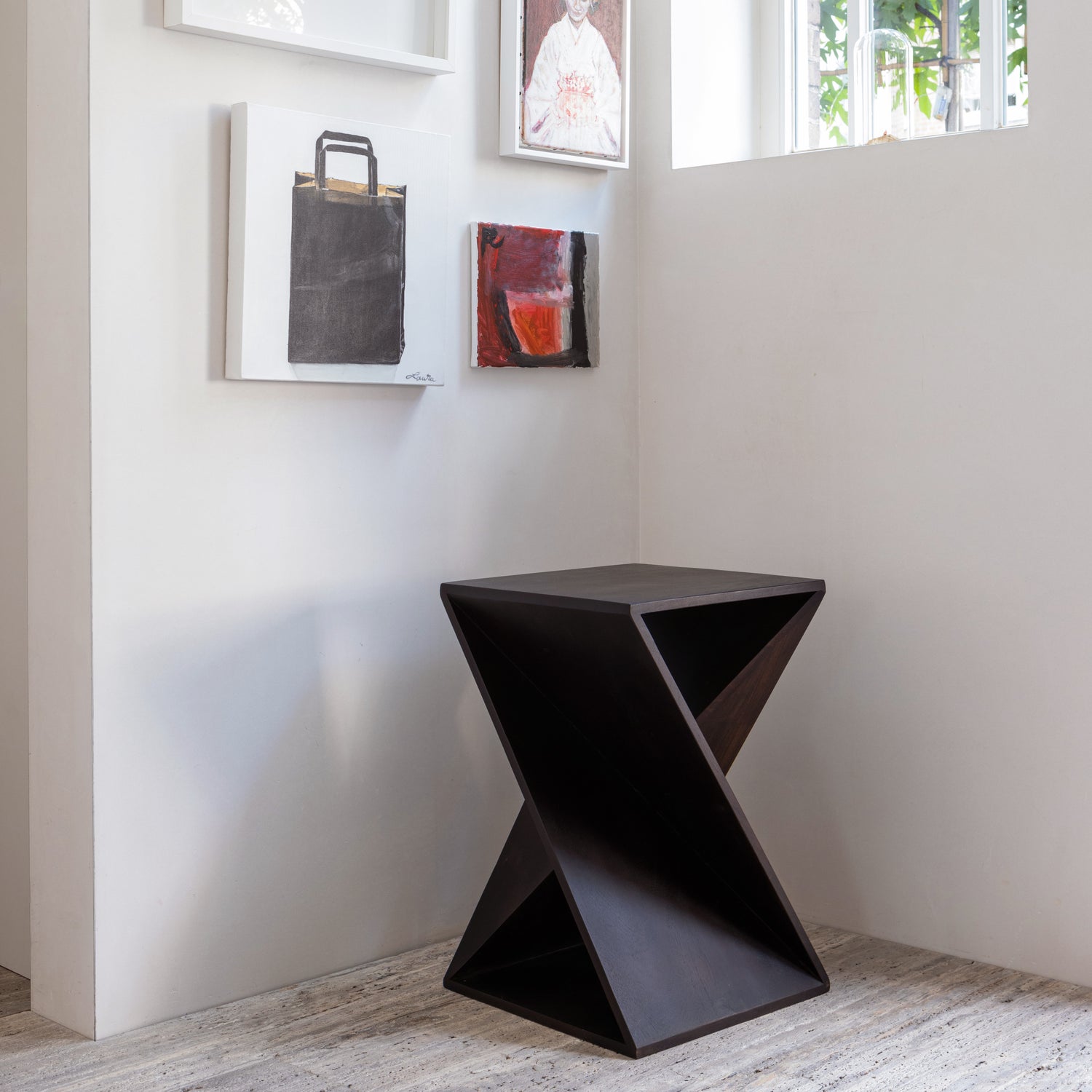 IKEM BIJZETTAFEL ACACIA DONKERBRUIN