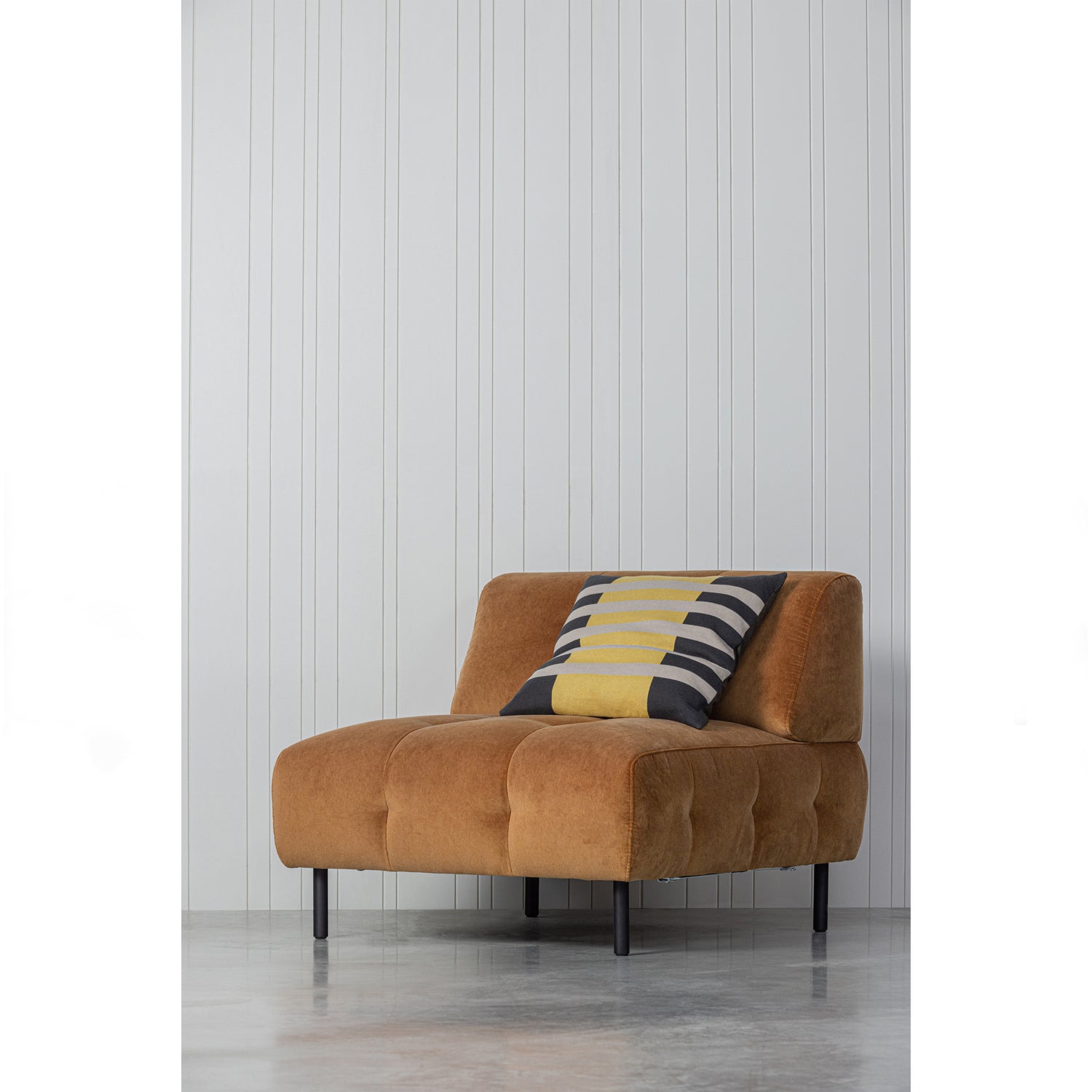 LLOYD FAUTEUIL GEWASSEN FLUWEEL CINNAMON